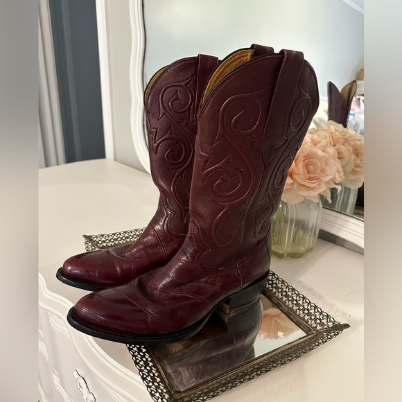 Gavel Patricio eel skin western cowboy boots - Picture 2 of 7